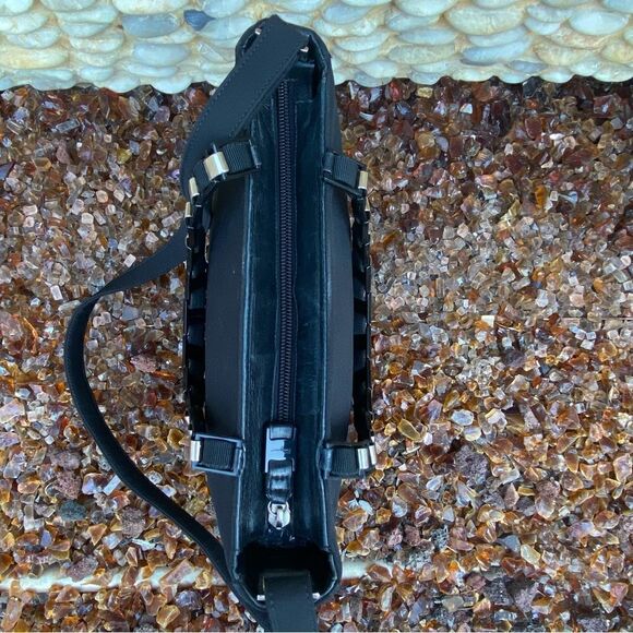 SALVATORE FERRAGAMO Nylon Chain-Linked Shoulder/Crossbody Bag. EUC! - Picture 13 of 16